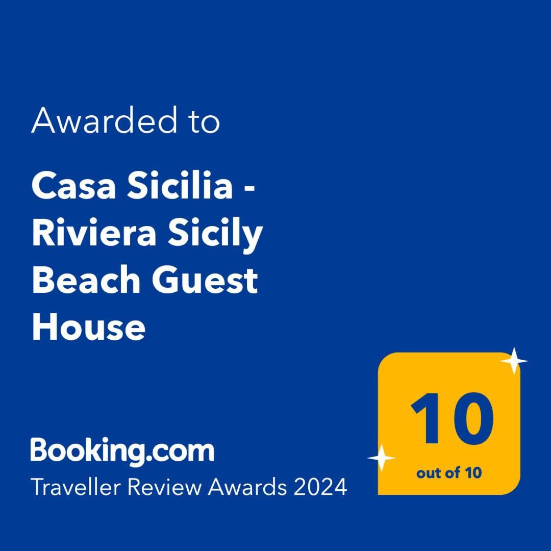 דונלוקאטה Casa Sicilia - Riviera Sicily Beach Guest House מראה חיצוני תמונה